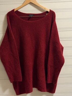 Eileen Fisher 72% Cashmere Silk Oversized Dolman Sweater 2X